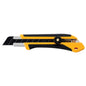 Olfa XH-1 Utility Knife with UltraSharp Black Blade - 25-mm - Rubber and Fibreglass - Black and Yellow - Each