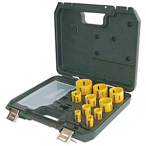 DeWalt Heavy-Duty Hole Saw Kit with Storage Case - 14-Piece Master Set - Bi-Metal - Quick Change Mandrel - Each