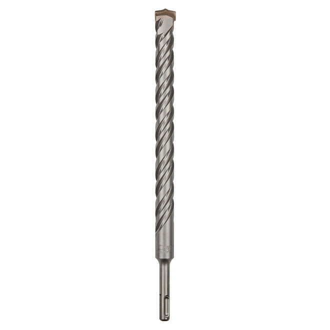 DeWalt SDS Plus 2 Cutter Masonry Drill Bit - 1-in Dia x 10-in L - Rock Carbide Tip - Two-Stage Flute - Each