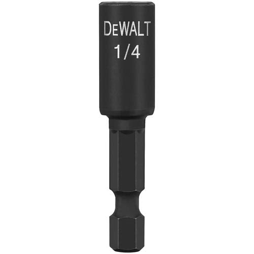 DeWalt Impact Ready Nut Driver - 1/4-in Hex Shank - Black Oxide High-Speed Steel - Each