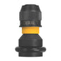 Dewalt Square-Drive Impact Driver Socket Adapter - 1/4-in Hex Shank - 2000 Torque - Quick Change - Each