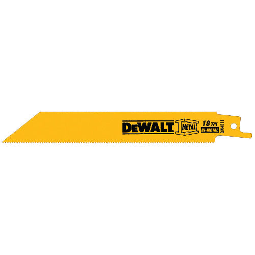 DeWALT Reciprocating Saw Blade - Bi-Metal - 6-in L - 18 TPI - Anti-Stick Coating - 1 Per Pack - Each