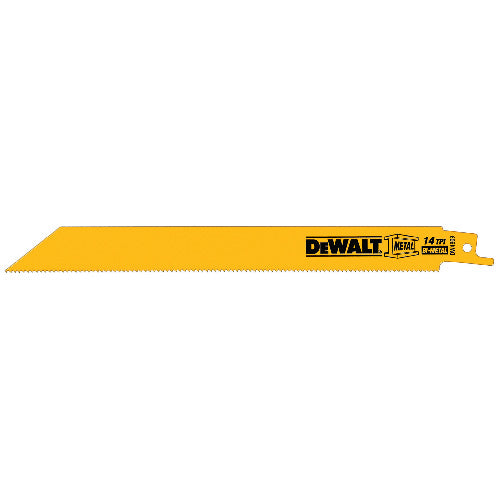 DeWALT Metal Cutting Reciprocating Saw Blade - Bi-Metal - 8-in L - 14 TPI - Anti-Stick Coating - Each