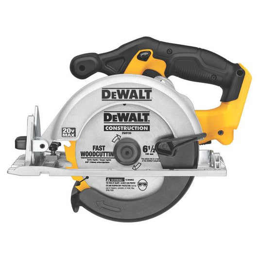 DEWALT 20 V 6 1/2-in Cordless Circular Saw - 5150 RPM - 50° Bevel Capacity - Bare Tool - (battery not included) - Each