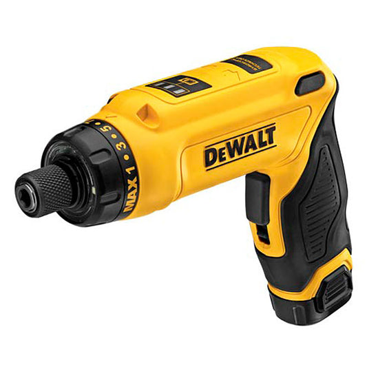 DeWalt 8-Volt Max 1/4-in Cordless Screwdriver Kit with Battery and Charger - 4-Amp Motor - Variable Speed - Each