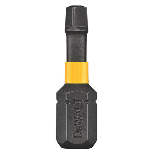 DeWalt Impact Ready Square Screwdriver Bits - Black Oxide - 1/4-in Hex Shank - #2 1-in - Pack of 2 - Pack