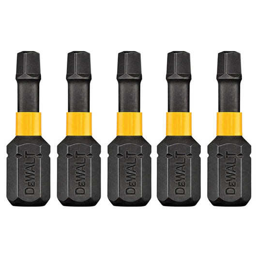 DeWalt Impact Ready Screwdriver Bit - Square Recess #3 - 1-in - Black Oxide High-Speed Steel - Pack