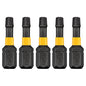 DeWalt Impact Ready Screwdriver Bit - Square Recess #3 - 1-in - Black Oxide High-Speed Steel - Pack