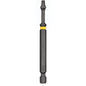 DeWalt Impact Ready Square Screwdriver Bit - Steel - 1/4-in Hex Shank - #3 3 1/2-in - Pack