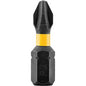 DeWalt Impact Ready Phillips Screwdriver Bits - Black Oxide - 1/4-in Hex Shank - #2 1-in - Pack of 2 - Pack