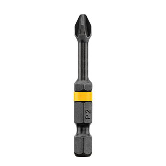 DeWalt Impact Ready Phillips Screwdriver Bits - Black Oxide - 1/4-in Hex Shank - #2 2-in - Each