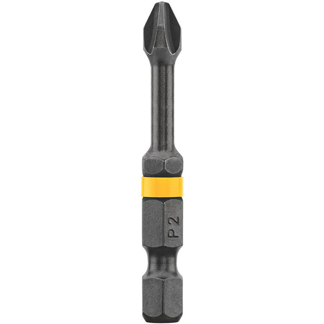 DeWalt Impact Ready Phillips Screwdriver Bits - Black Oxide - 1/4-in Hex Shank - #3 2-in - Each