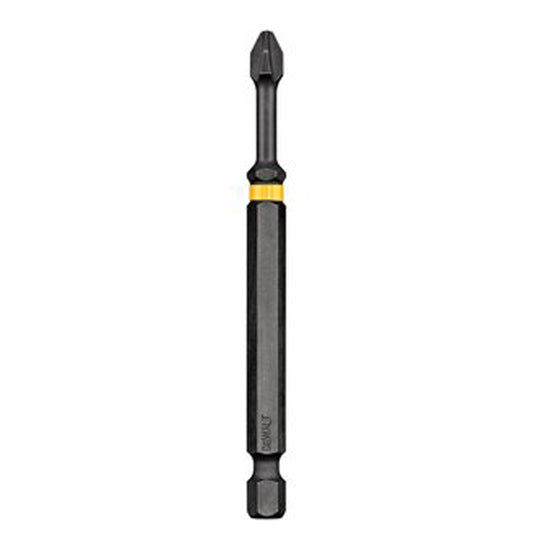 DeWalt Impact Ready Phillips Screwdriver Bit - Black Oxide - 1/4-in Hex Shank - #2 3 1/2-in - Each