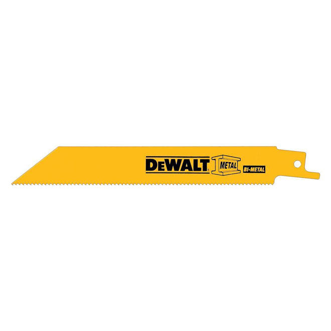 DeWALT Reciprocating Saw Blade - Bi-Metal - 12-in L - 18 TPI - Straight Back - Each