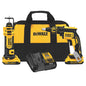 DeWalt XR Drywall Screw Gun and Cut-Out Tool Combo Kit with Batteries and Charger - Cordless - LED Light - Lightweight - Each