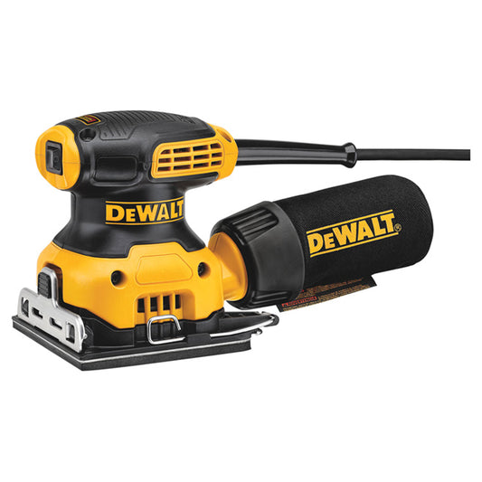 DeWalt 1/4-in Sheet Corded Palm Grip Sander with Dust Bag - 2.3-Amp Motor - 14000 OPM - Locking Dust Port - Each