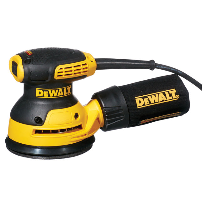 DeWalt 5-in Corded Orbital Sander - 3-Amp Motor - 12,000 OPM - Hook and Loop System - Each