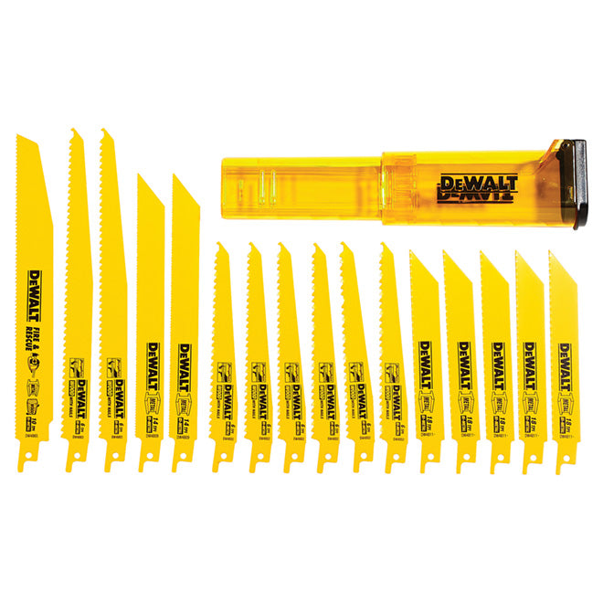 DEWALT Reciprocating Saw Blades - Bi-Metal - Anti-Stick Coating - 16 Per Pack - Each