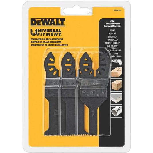 DEWALT 3-Piece Oscillating Blade Set - Each