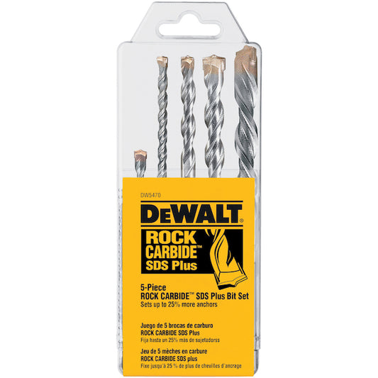 DEWALT SDS-Plus Hammer Drill Bit Set - Each