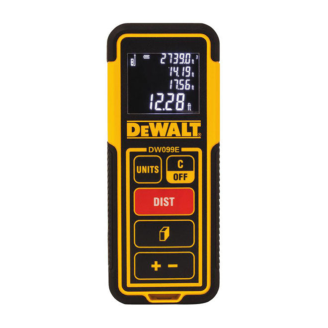 Laser Distance Measurer - 100' Range - Each