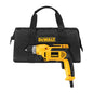 Dewalt 3/8-in VSR Keyless Corded Pistol Grip Drill Kit - 8-amp Motor - 2500 RPM - Variable-Speed Trigger - Each