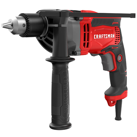 Craftsman 1/2-in Corded Hammer Drill - 7-Amp Motor - 3100 RPM - Keyed Chuck - Lock-On Trigger - Each