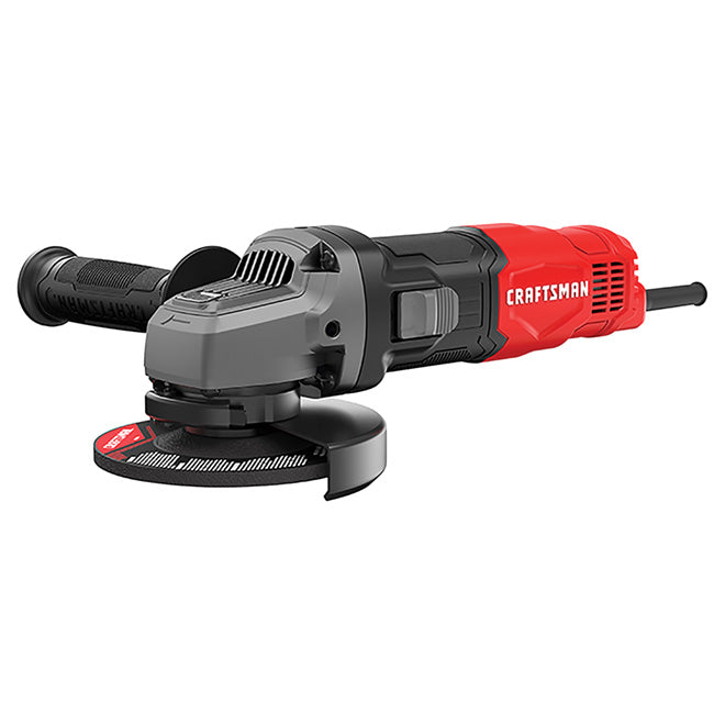 Craftsman 4 1/2-in Small Corded Angle Grinder - 6-Amp - 12000 RPM - 3 Position Handle - Each