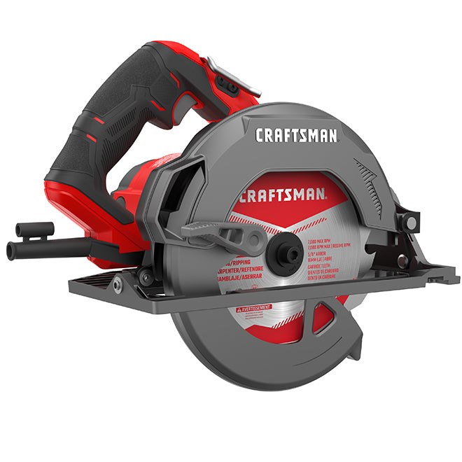 Circular Saw - 7 1/4" Blade with 18 Teeth - 15 A - Black/Red - Each