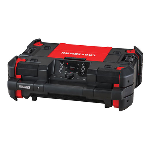 Craftsman VersaStack Cordless Jobsite Radio Charger - Bluetooth - Full Colour Screen - Water Resistant - Each