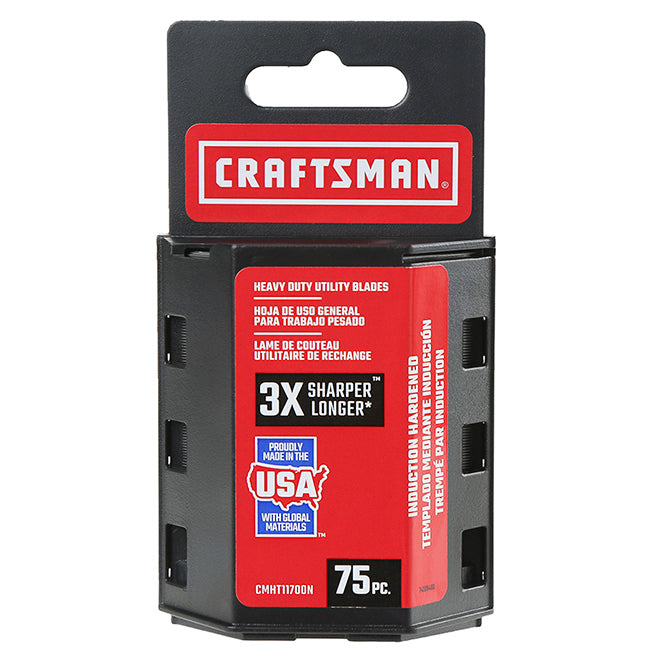 Craftsman Heavy-Duty Utility Blade - Induction Hardened - 75-Pack - Each