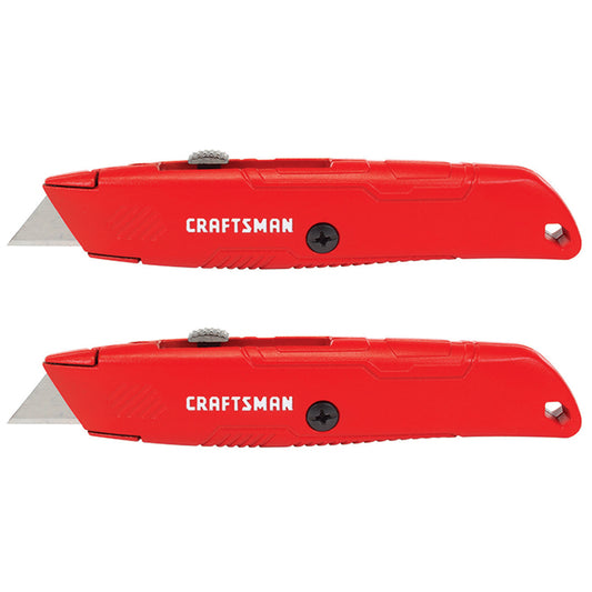 Craftsman 3-Position Utility Knives - 5-in - Red - 2-Pack - Each