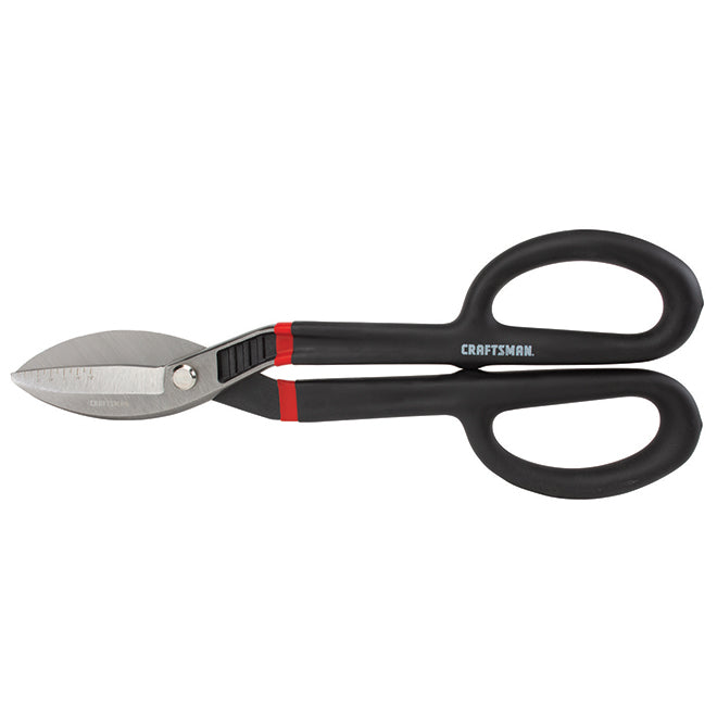 Craftsman All Purpose Tin Snips - 12-in - Red - Each