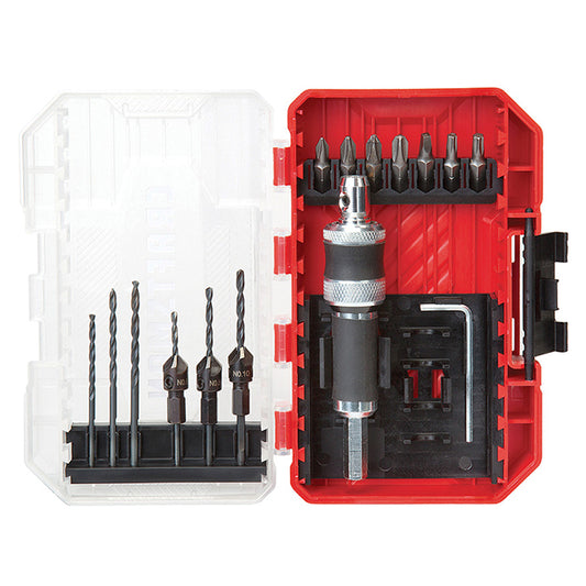 Craftsman Modular Drill and Drive Bit Set - 15 Pieces - Steel - Hard Protective Case - Each