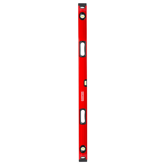 Box Beam Level - 48" - 2 Handles - Red and Black - Each