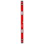 Box Beam Level - 48" - 2 Handles - Red and Black - Each