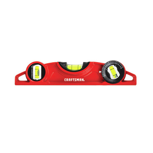 Cast Torpedo Level - 9" - Red and Black - Each