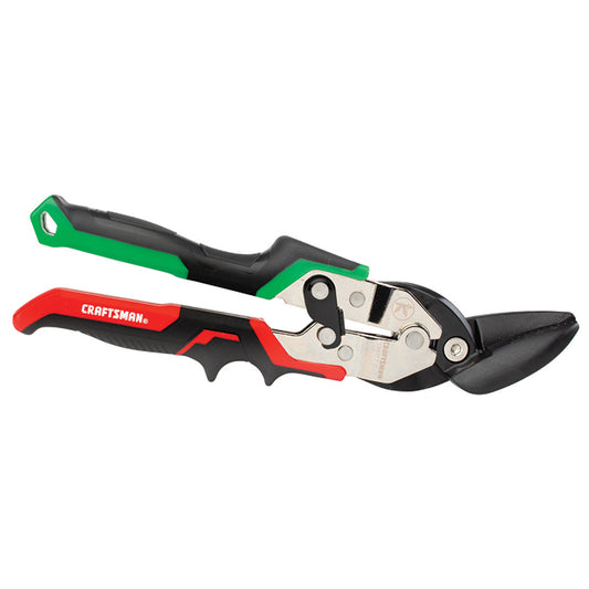 Craftsman Aviation Snips - 10-in - Offset Right Cut - Red and Green - Each