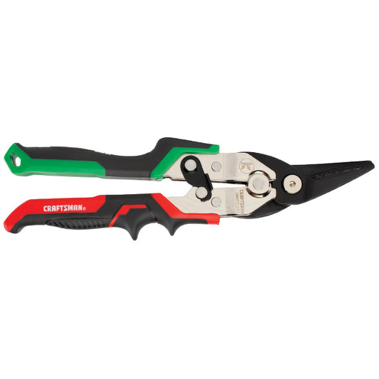 Craftsman Aviation Snips - 10-in - Right Cut - Red and Green - Each