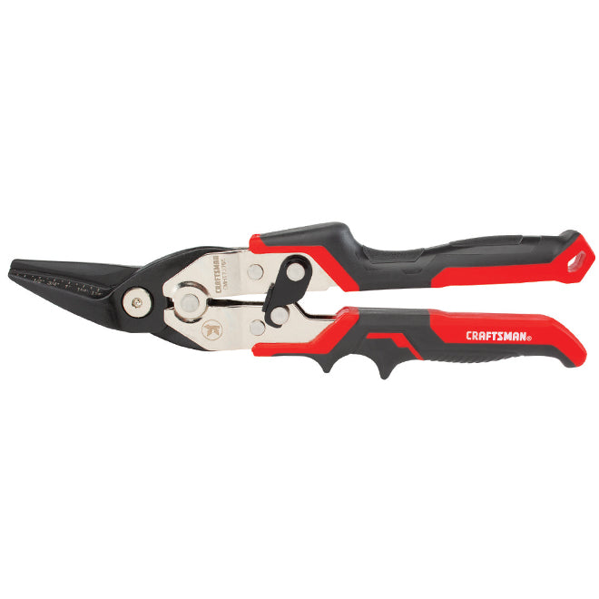 Craftsman Aviation Snips - 10-in - Left Cut - Red - Each