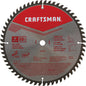 Craftsman Circular Saw Blade - Carbide - Fine Finish - 60 Teeth - 10-in dia - Each