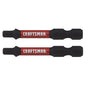 Craftsman Impact Rated Screwdriver Bits - 2-in - Black Oxide S2 Steel - Pack of 2 - Each