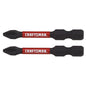 Craftsman Impact Rated Phillips Screwdriver Bit Set - 2-in x 1/4-in - Pack of 2 - Each