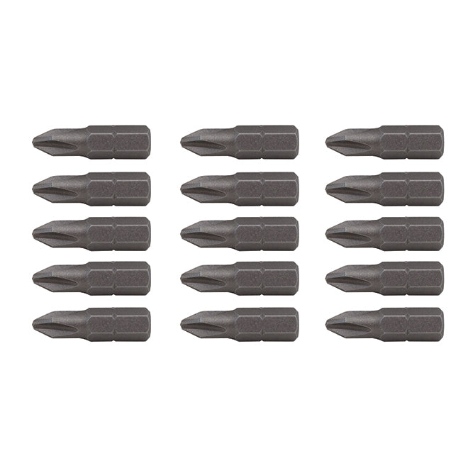 Craftsman Phillips-Head Impact Screw Drive Bits Set - #2 x 1-in L - Hex Shank - 15 Per Pack - Each