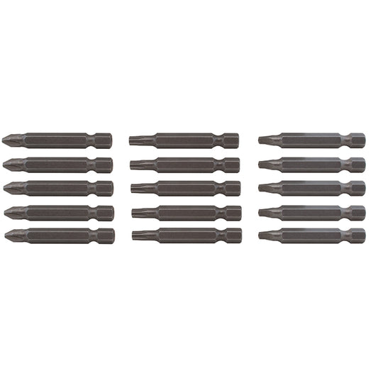 Craftsman Screwdriver Bit Set - 15 pieces - Assorted Types - 2-in - Steel - Each