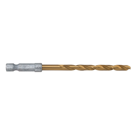 Craftsman Jobber Length Drill Bit - Hex Shank - Titanium - 1/4-in Dia - Each