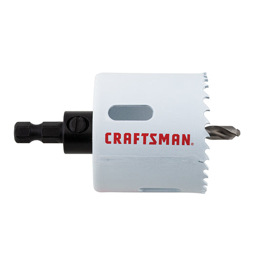 Craftsman Bi-Metal Hole Saw with Arbour - 2 1/8-in Dia Hole Saw- Arboured - Multi-Material - Each