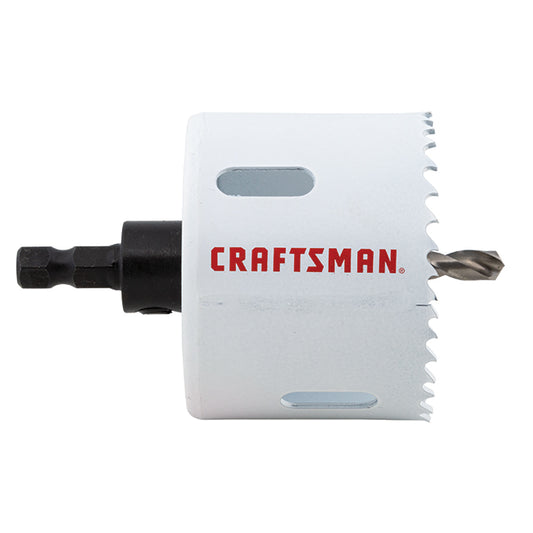 Craftsman Bi-Metal Hole Saw with Arbour - 2 1/2-in Dia Hole Saw- Arboured - Multi-Material - Each