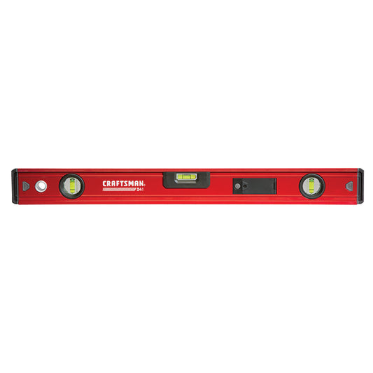 Box Beam Level - 24" - Magnetic - Red and Black - Each