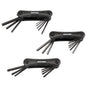 Folding Hex Keys Set - Composite and Rubber - Black - 25 Keys - Each